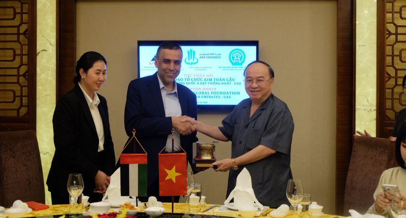Chủ tịch HBA-VACOD tiếp Lãnh đạo tổ chức AIM Global: Thúc đẩy tiến trình tổ chức Diễn đàn kinh tế quốc tế tại Hà Nội