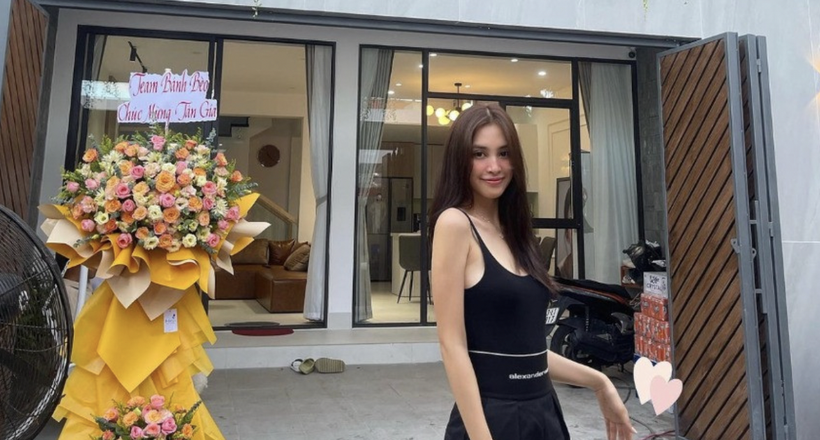 Biệt thự sang trọng hoa hậu Tiểu Vy dành tặng bố mẹ tại TP.HCM
