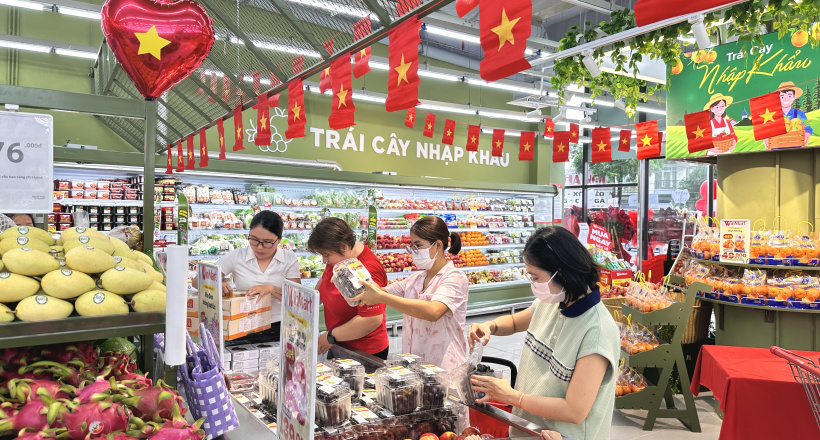 Nguồn cung dồi dào, giá cả ổn định, sức mua bật tăng dịp lễ 30/4-1/5