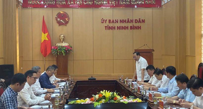 Thứ trưởng Nguyễn Hoàng Long làm việc với tỉnh Ninh Bình về Quy hoạch điện VIII điều chỉnh