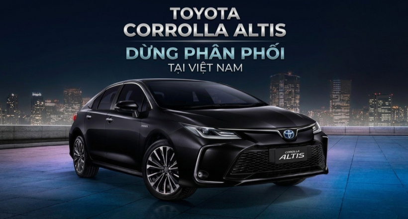 Toyota Altis chính thức dừng phân phối tại Việt Nam