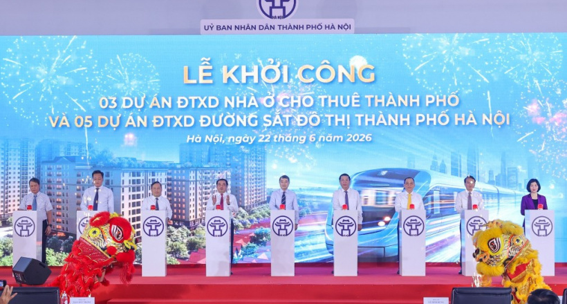 Hà Nội khởi công 5 tuyến metro với tổng vốn hơn 1,3 triệu tỷ đồng