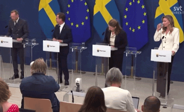 Bộ trưởng Y tế Thụy Điển ngã quỵ trong buổi họp báo đầu tiên khi nhậm chức