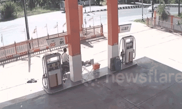 “Quả báo nhãn tiền” cho kẻ tấn công nhân viên trạm xăng nhằm cướp tiền