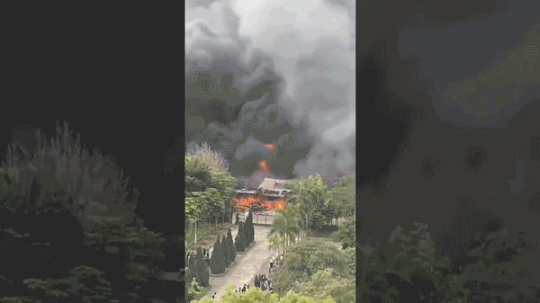 Huy động trực thăng cứu hỏa khi lửa bùng cháy ở Khu đô thị Bắc Hà, Bắc Ninh