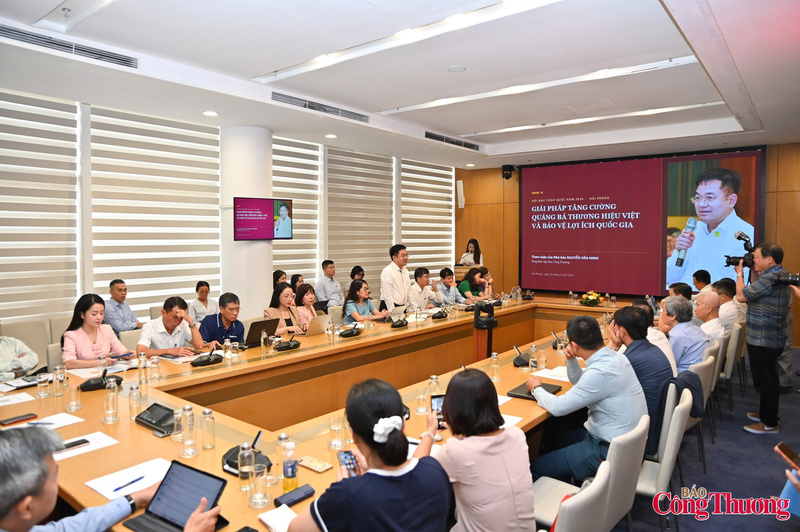 Tổng Biên tập Báo Công Thương Nguyễn Văn Minh tham luận tại Diễn đàn báo chí toàn quốc 2026 với chủ đề "Quảng bá hình ảnh Việt Nam trong hệ sinh thái báo chí số".