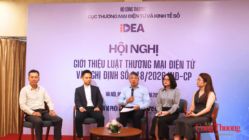 Toạ đàm lộ trình triển khai; trách nhiệm của nền tảng; xác thực; livestream, tiếp thị liên kết; bảo vệ người tiêu dùng và dữ liệu.